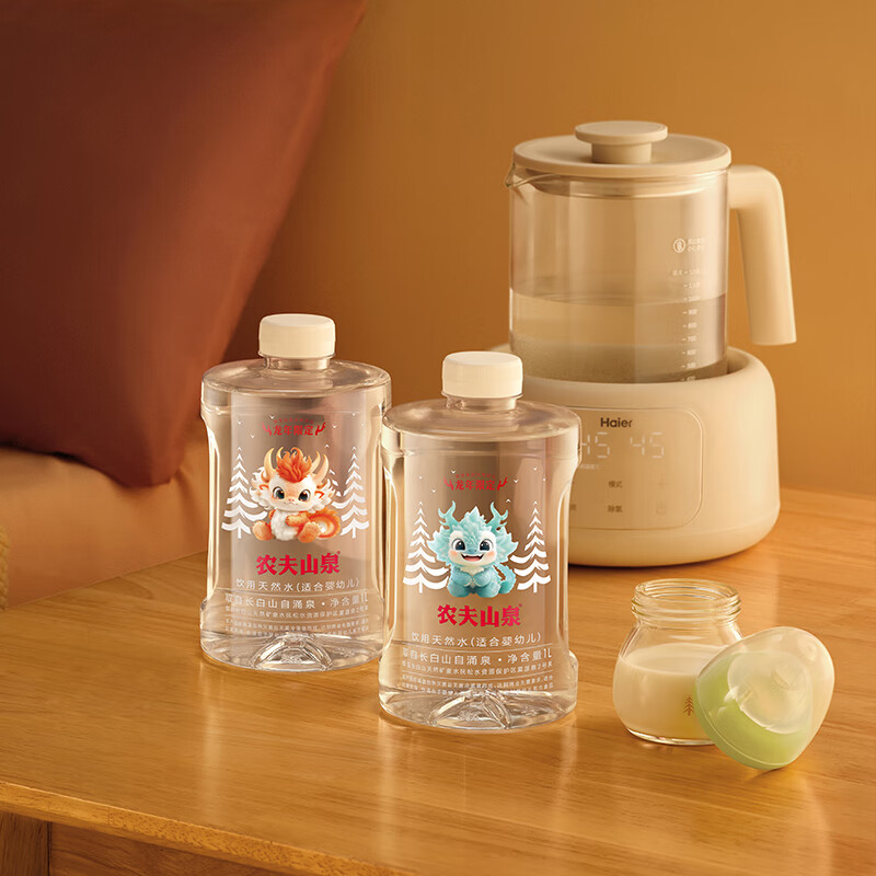 农夫山泉天然水母婴水(适合婴幼儿)宝宝水 1l*12瓶饮用水新老包装