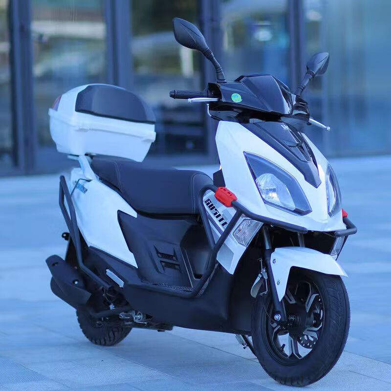 酷骑宝望江铃木uy125cc国四电喷摩托车燃油踏板省油男女式装整车可