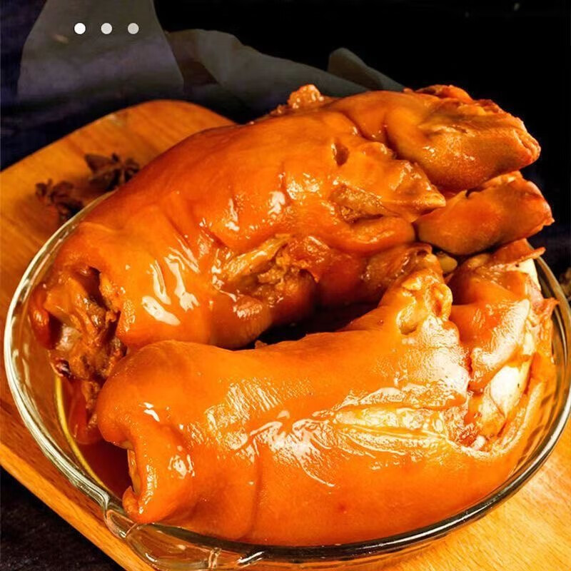 白荡里酱卤猪蹄 五香猪蹄卤味熟食开袋即食 酱卤猪蹄500g*2袋