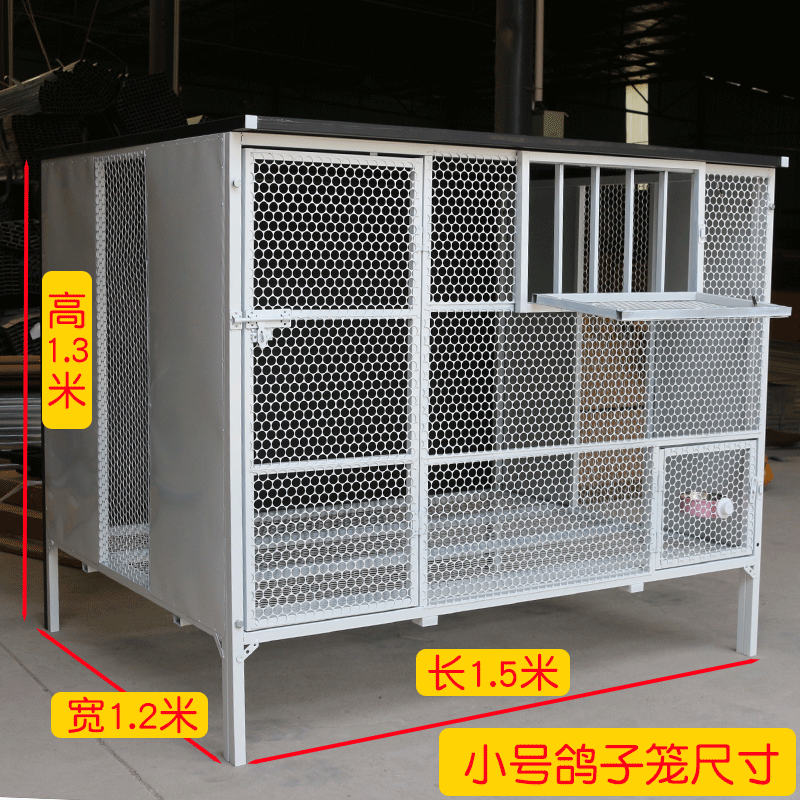oimg养鸽子专用笼子特大号信鸽公棚放飞笼训放笼室外防雨防鼠防黄鼠狼