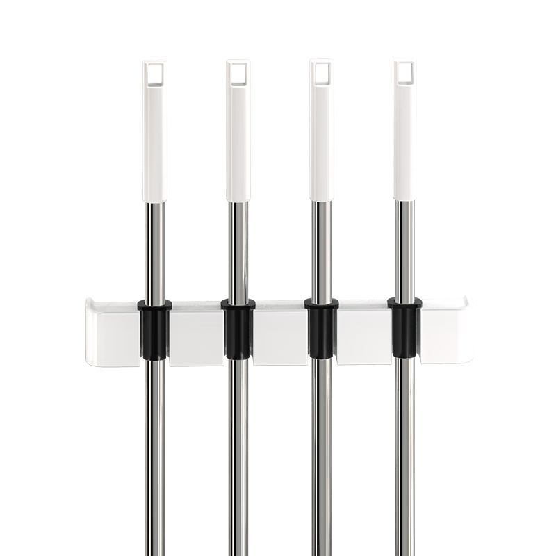 太太乐拖把壁挂夹移动拖把扫把挂钩卫生间浴室拖把夹架神器拖布卡扣