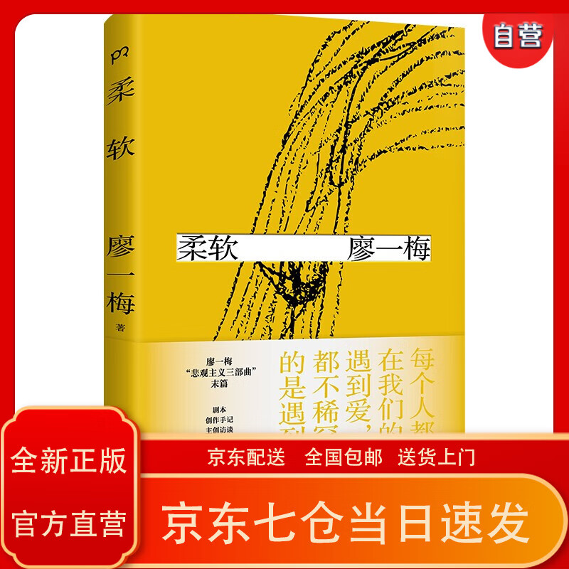 【京仓发货京东正版新书店,星轩况,心选择 】柔软(廖一梅"悲观主义三