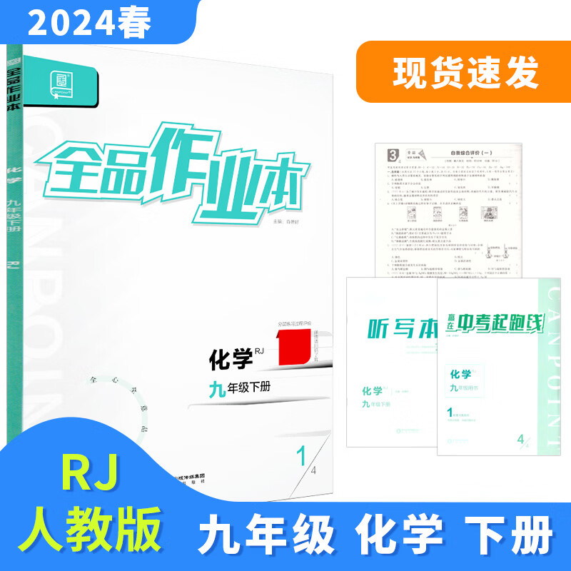 全品作业本 九9年级 化学下册 rj人教版 2024春 北京地区使用 九年级