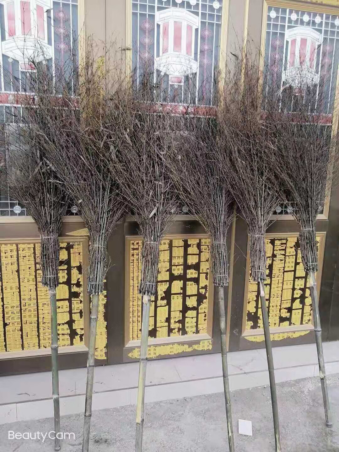 户外竹扫把竹扫帚大扫把庭院马路环卫大扫帚笤帚工厂扫把竹子大街 竹