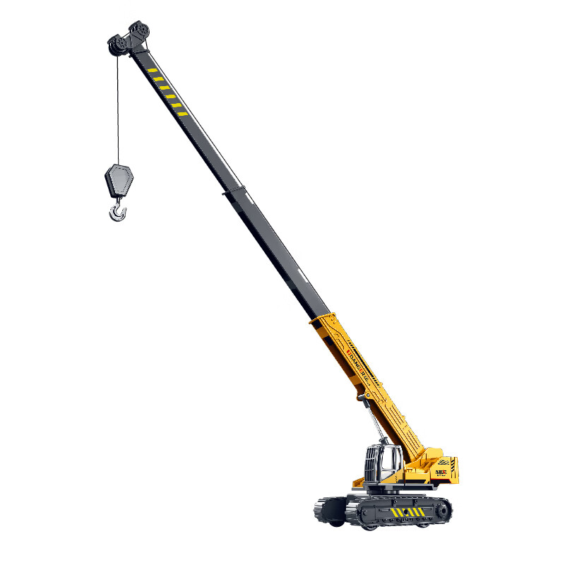 迪士尼(disney)仿真惯性超长臂起重吊车工程车起重机滑行模型儿童玩具