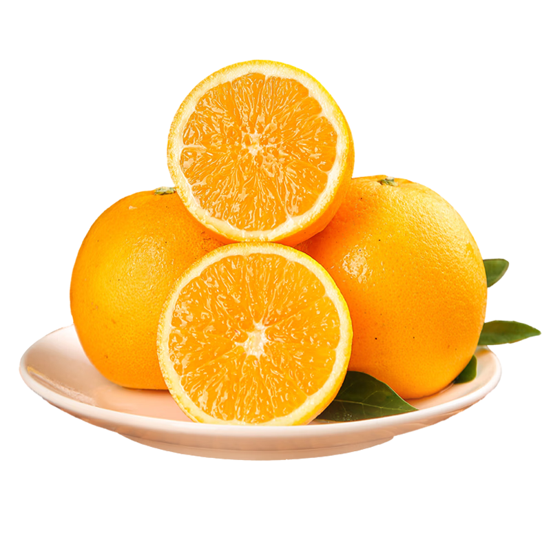 京鲜生 麻阳冰糖橙 净重8斤 单果60mm+应季水果 源头直发包邮