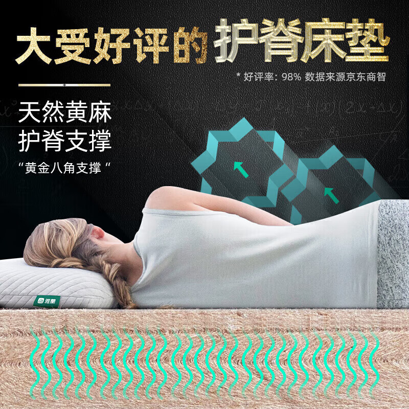 看一下雅兰有度加硬版乳胶床垫真实使用感受？用了两个月心得分享？