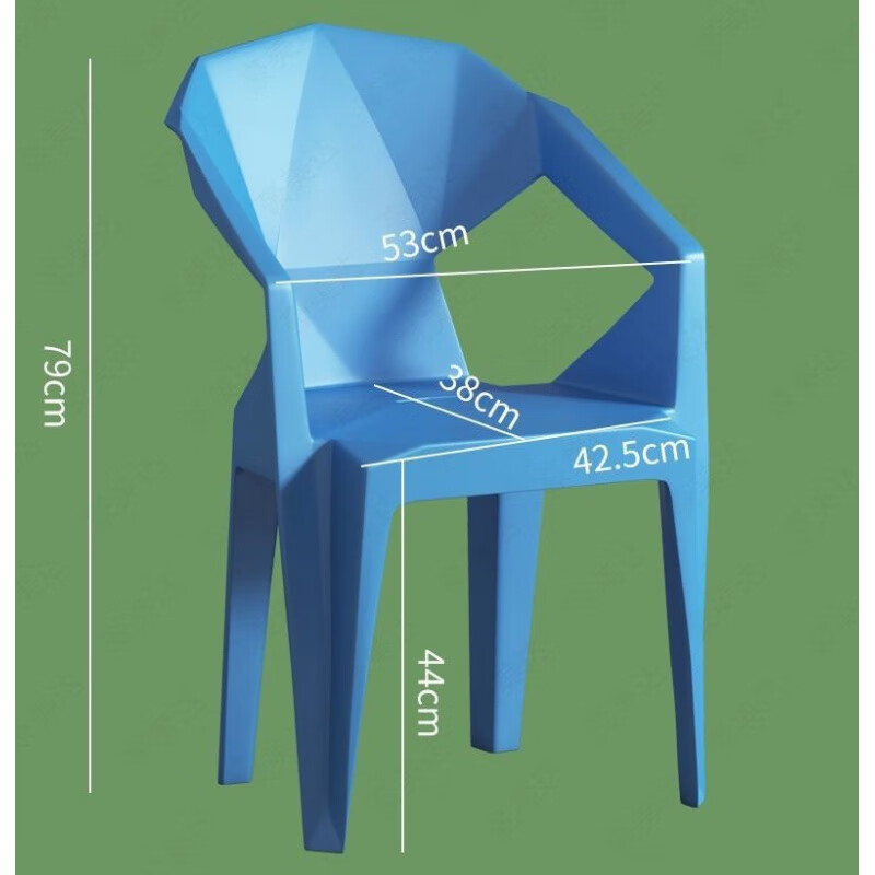 创京懿选塑料靠背椅子加厚成人户外大排档塑料靠背椅子加厚夜宵烧烤店