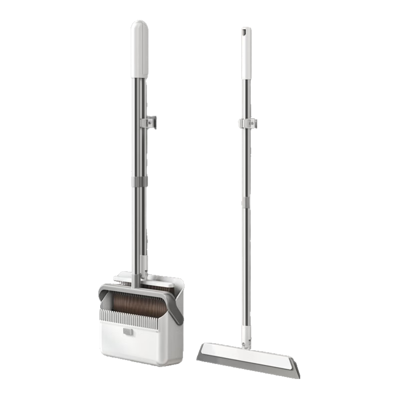太太樂2025新款掃把簸箕套裝組合家用掃把掃地神器不粘頭發(fā)折疊笤帚掃把 梳齒簸箕 1把 刮掃組合【三件套】