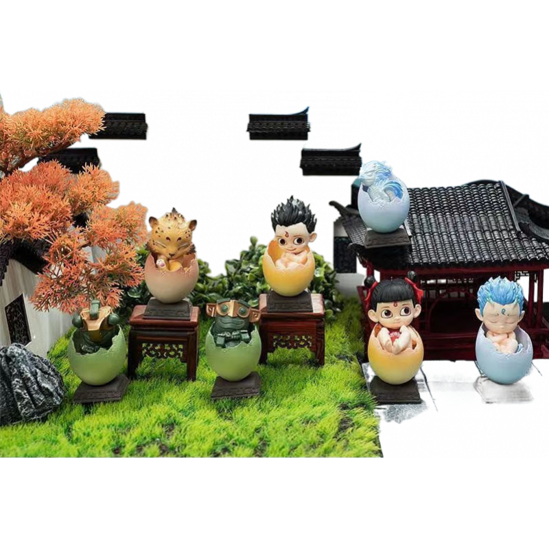 欧凯森哪吒之魔童降世蛋宠盲盒潮玩末那公仔玩具摆件玩偶手办女生 敖丙【拆盒不拆袋】