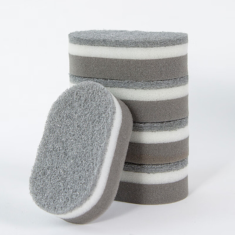 用品用具小百货家用大生活实用洗碗神器日用东西 强力加厚款椭圆3片装