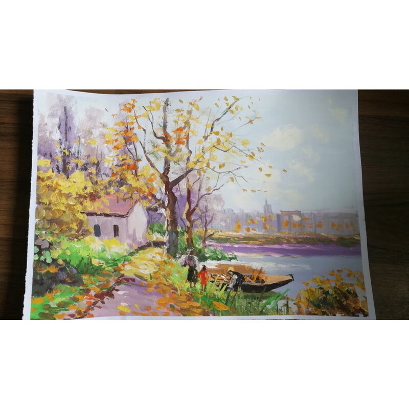 代画水粉画 定做水粉画静物风景画 代画水粉画写生古镇写生水粉画