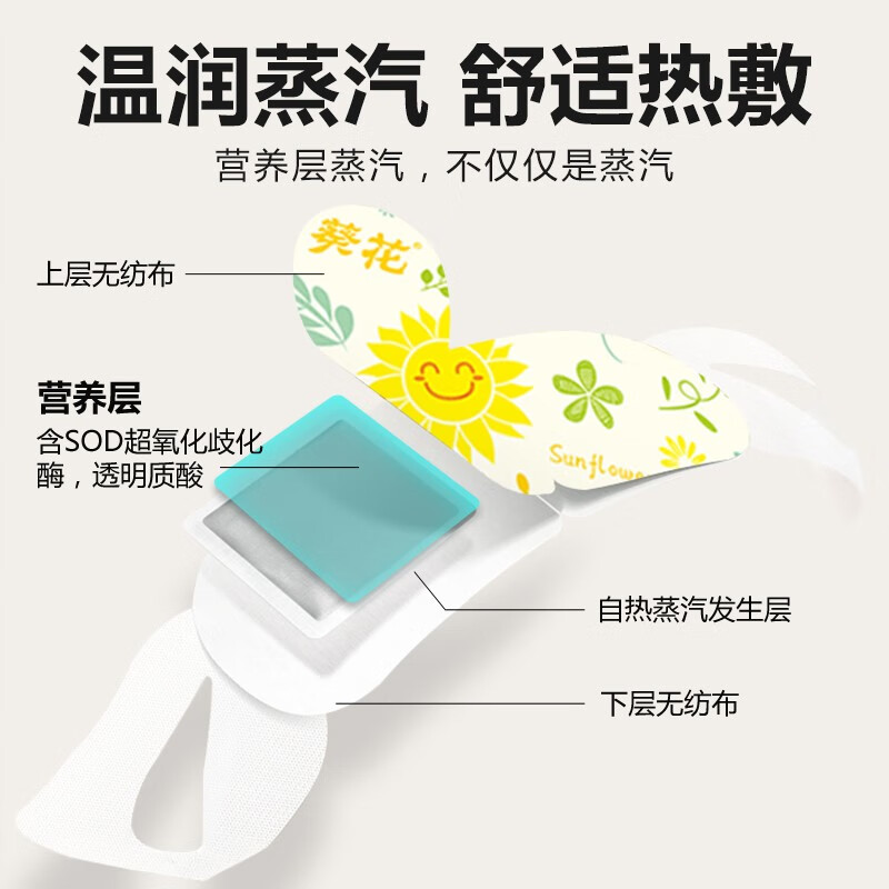 锦凡蒸汽眼罩睡眠热敷学生熬夜遮光眼罩 【玫瑰+无味+玫瑰】30片装