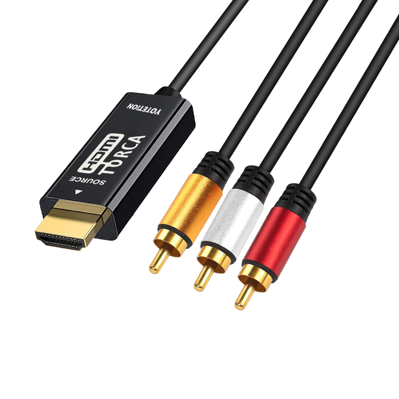 ����ѶHDMIתAV�߸���ת3RCA��Ƶ�߻����бʼǱ�����̨ʽ��PS4���ϵ���ͶӰ�������� ���弴��YT-HA01�� HDMIתAV(��ư���ɫ)YT-HA01 1��