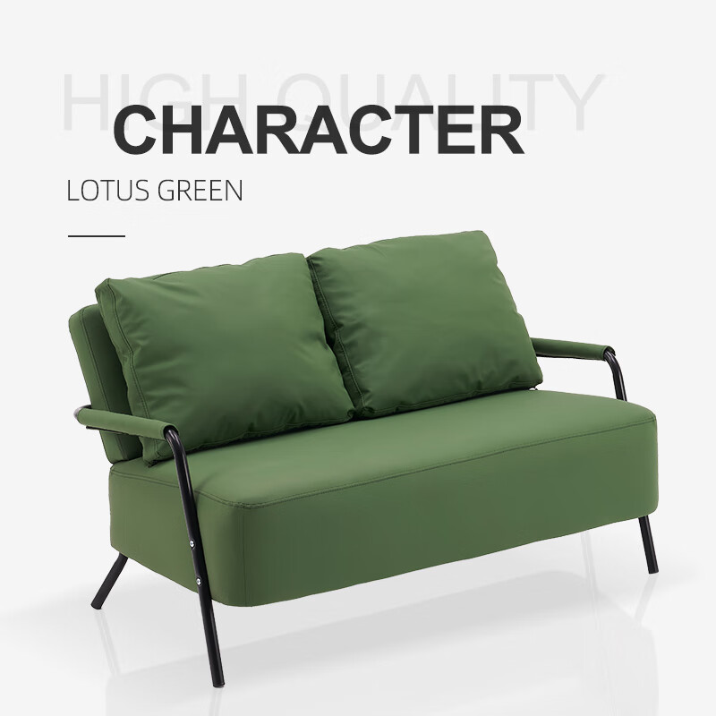 s沙发小户型现代简约出租房卧室公寓服装店三人轻奢猫抓皮双人沙发