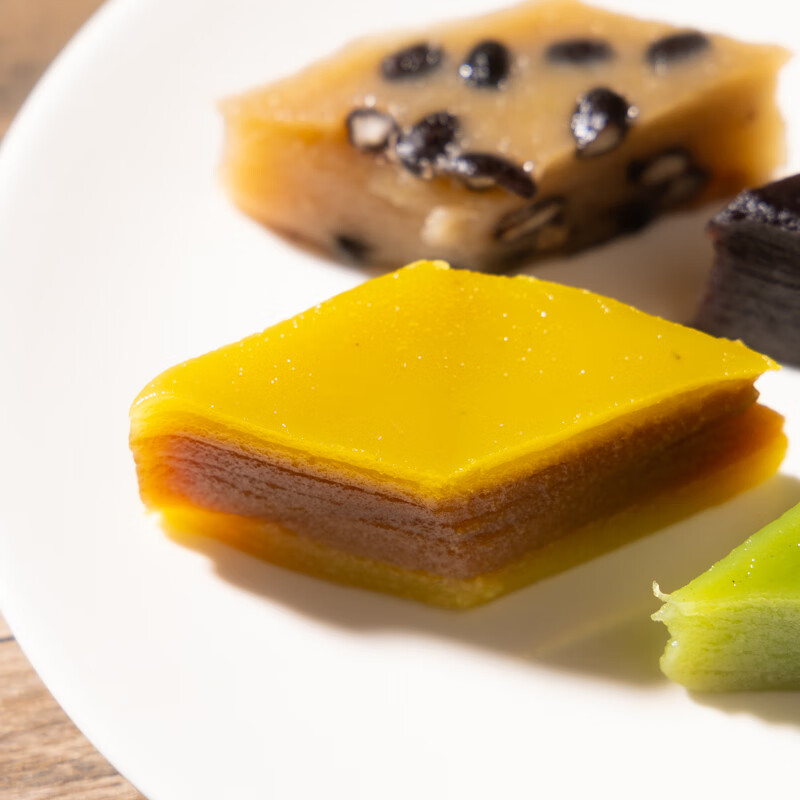 隽颜堂浙江衢州特产龙游千层糕草木灰清凉糕红豆糯叽叽传统手工小吃