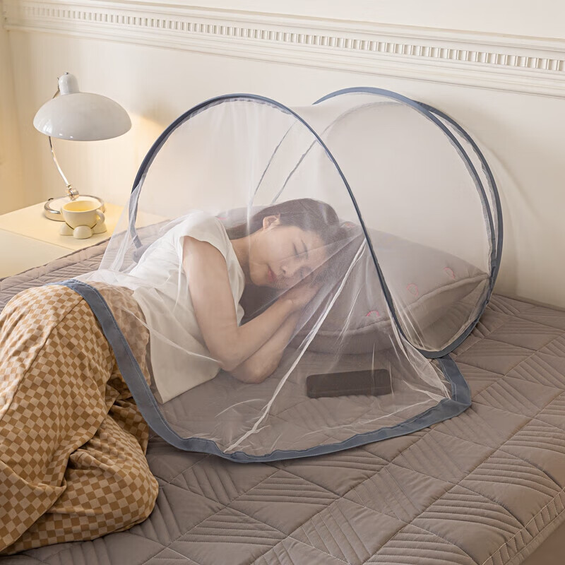 好罩头蚊帐防蚊头罩睡觉迷你头部小蚊帐套头面罩简易折叠脸部出行