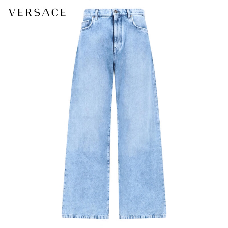 范思哲(versace) 奢侈品潮牌男士蓝色牛仔裤 blue 31