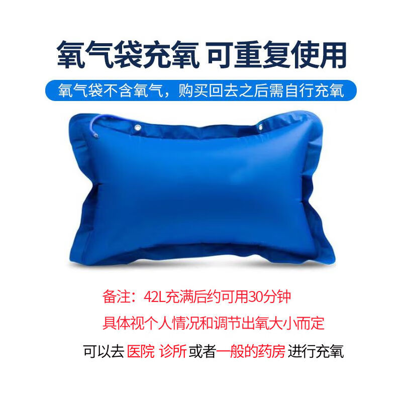 医用氧气袋大容量42升急救吸氧氧气包孕妇用老人家用氧气罐便携式