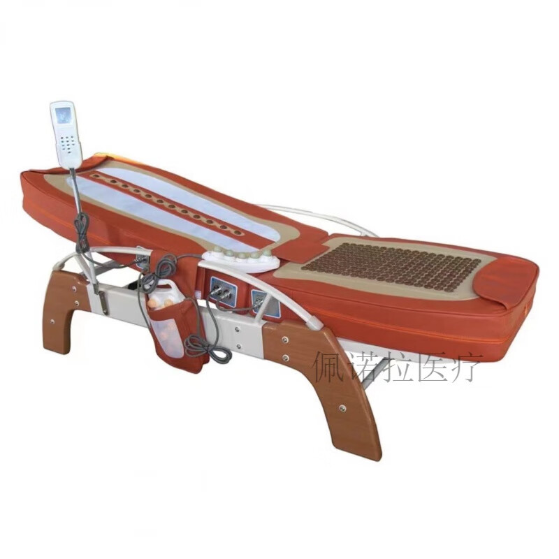 青岛医疗器按摩床 n5温热磁玉石托玛琳加热理疗床垫 全新同款