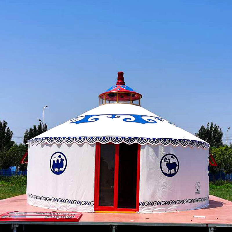 允和美餐饮蒙古包帐篷农家乐户外草原住宿烧烤景区抗风保暖可移动防