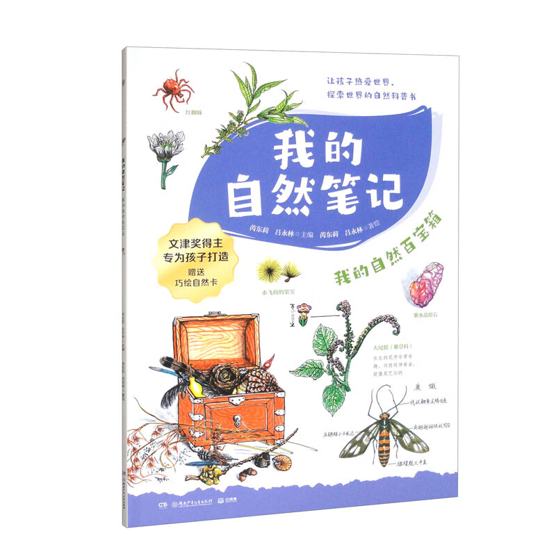 我的自然笔记·我的自然百宝箱 文津图书奖得主芮东莉领衔创作 自然科普+可爱手绘+观察实验+趣味记录 专为7-14岁孩子创作的“自然笔记” 我的自然百宝箱童书 儿童百科全书 
