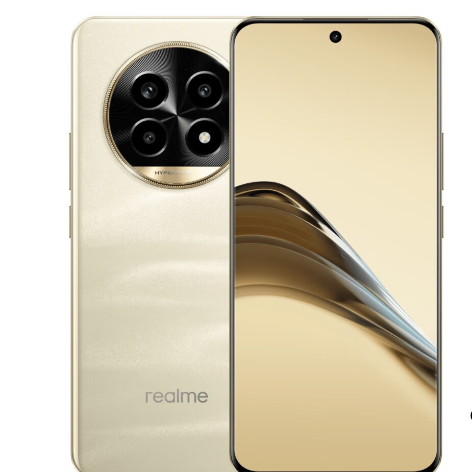 真我realme 13 pro智能手机全新海外版国际版 realme 13 pro金色 512G 8+128GB
