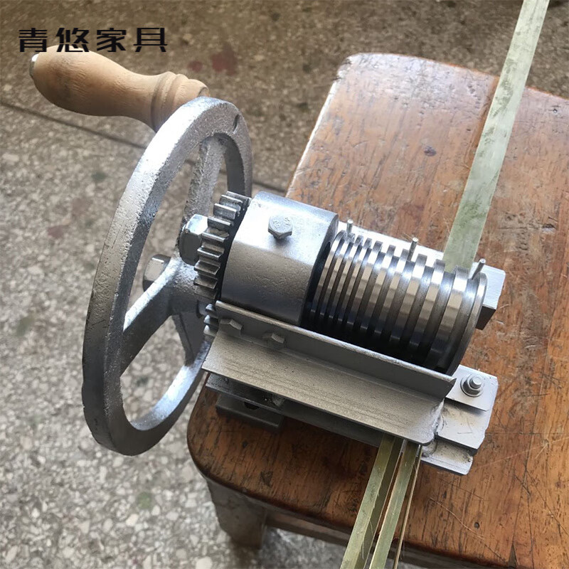 妙普乐竹丝机 竹条拉丝机 薄竹片开丝机 pp带塑料带分条机 篾丝机