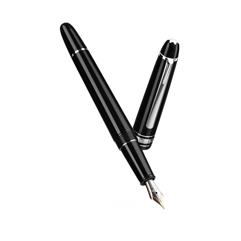 万宝龙MONTBLANC大班145镀铂金钢笔墨水笔F尖132467/106521礼物