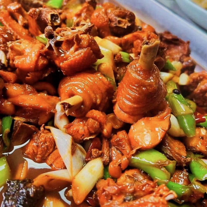 oloey正宗临沂炒鸡山东特产整只现炒真空包装散养公鸡特色炒鸡即食