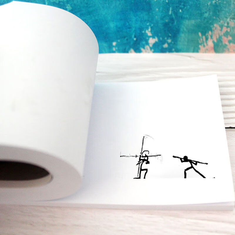 手翻书学生男生翻页动画连环画儿童礼物生 教程1基础教程白本100页