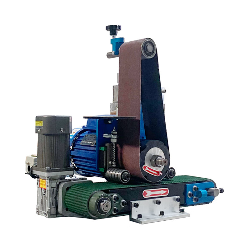 小型平面除锈抛光机不锈钢拉丝砂带台式电动打磨木工砂光去毛刺机 乳