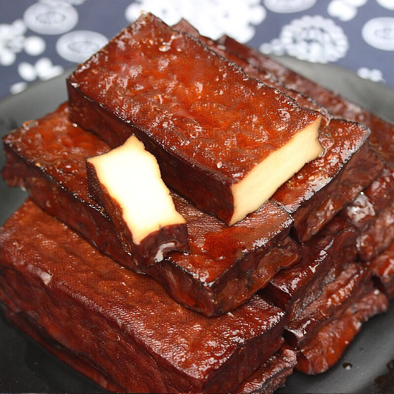 卤之恋武冈卤豆干10片装香干湖南特产卤豆腐干香豆腐腊干 200g*4袋