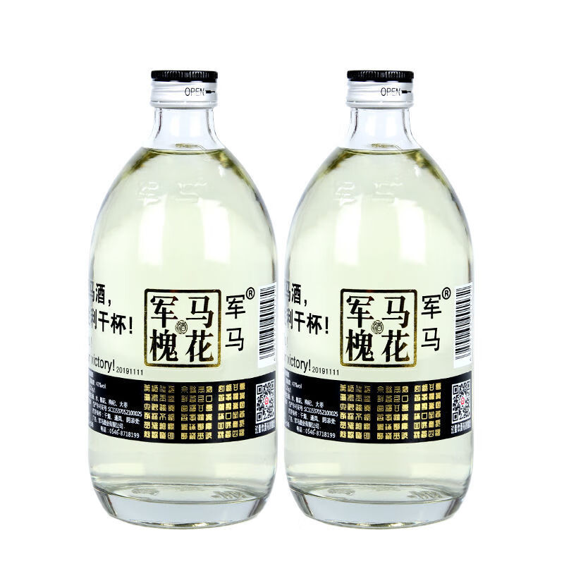 槐花酒【2/6瓶】军马酒42/52度整箱正宗东营军马酒特色酒绵甜 52度2瓶