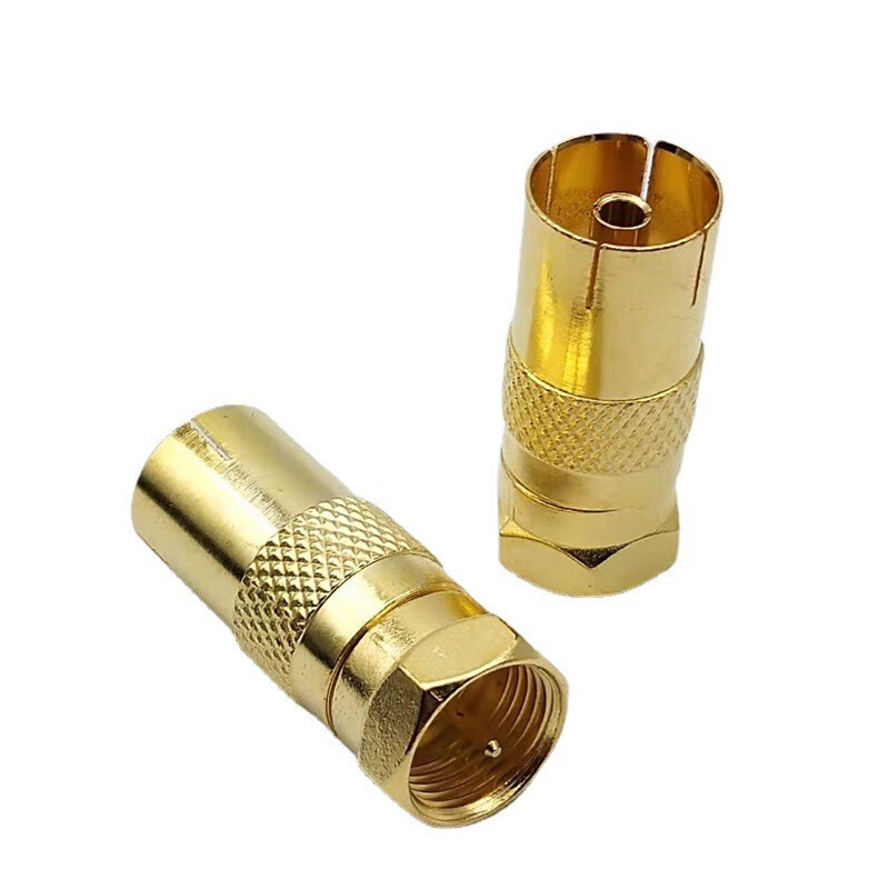 尘土 有线电视接头闭路线f头 电视线接头 大锅线接头 有线电视 机顶盒