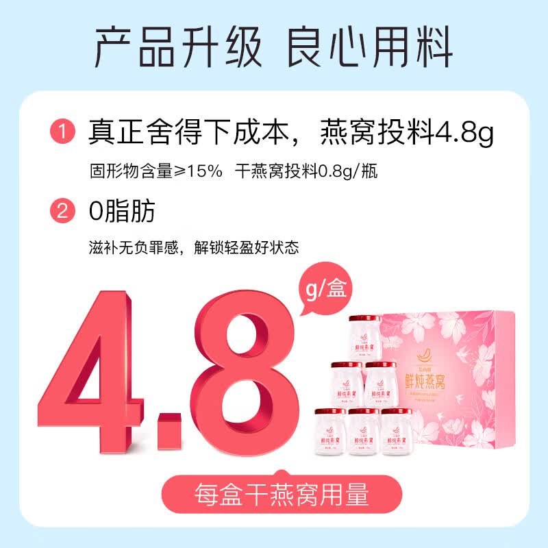 艾尚燕即食燕窝礼盒装 孕妇补品营养品 送妈妈送长辈礼品实用生日礼物 【高端送礼】燕窝礼盒 70g*12瓶