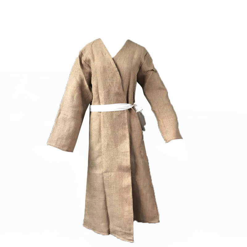 林中寻白色孝服孝服传统麻衣麻布丧服孝衫大褂披麻戴孝男女白事衣服