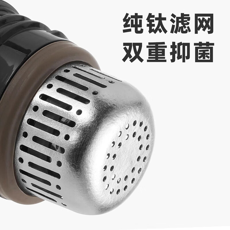 尚明（SAMADOYO）益君壶家用保温壶316钛银离子闷茶壶焖壶白茶保鲜户外办公暖热瓶 庄红色 0.8L