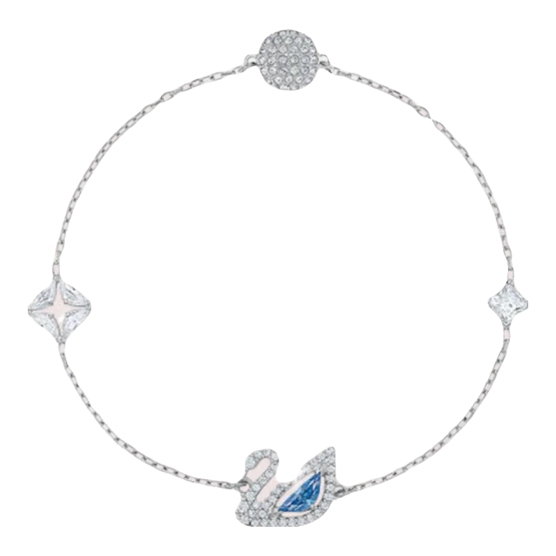 SWAROVSKI施华洛世奇 蓝调天鹅女生手链女手镯生日礼物女5521473