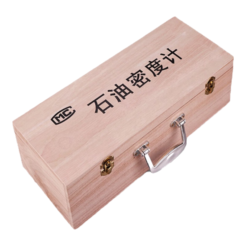 鹿悅霆 柴油密度計(jì)石油密度計(jì)高精度石油玻璃測量儀計(jì)量器檢測儀比重計(jì) 木盒套裝【0.8-0.85+0.85-0.9+玻璃