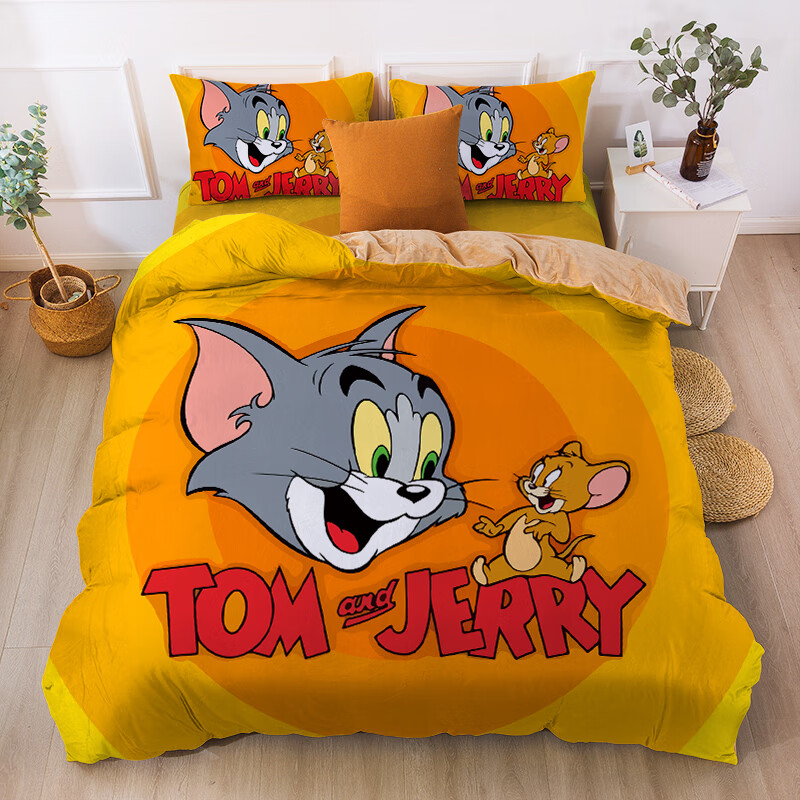 汤姆和杰瑞1 床单式10米床三件套:被套1
