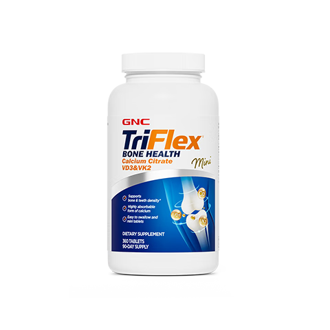 GNC健安喜迷你钙柠檬酸钙片维生素d3中老年补钙腿抽筋骨质疏松360粒