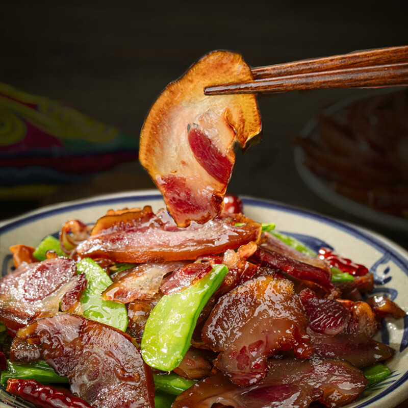 羌蜀味四川特色5斤腊猪嘴烟熏腊猪鼻子腌肉干货腊味下酒菜腊肉猪嘴尖