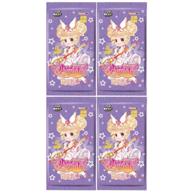 小花仙小花仙卡片收藏卡牌精灵王奇迹力量全套女孩玩具卡 命定传承1盒20包