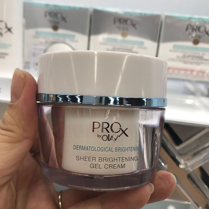 玉兰油博研诗亮洁晳颜水凝霜补水保湿提亮肤色女士护肤品面霜乳霜秋