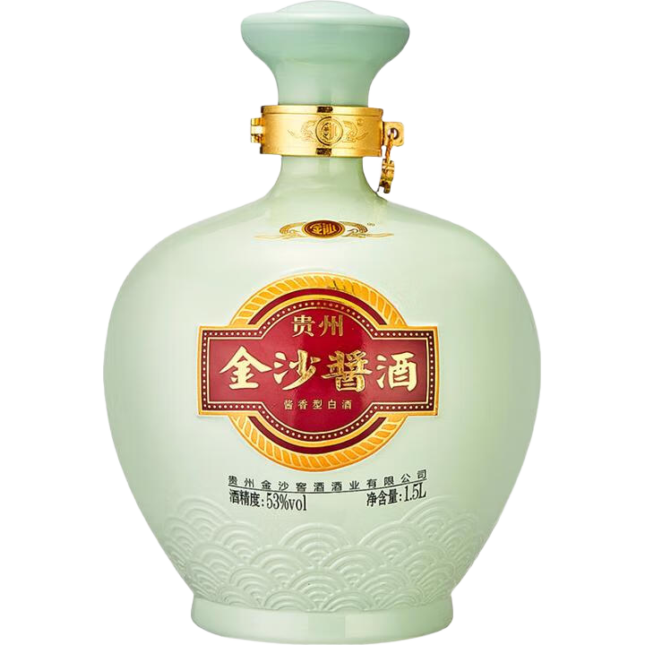 金沙回沙酒 封坛原浆 酱香型白酒 53度 1500ml 大坛子酒 纯粮食酱酒