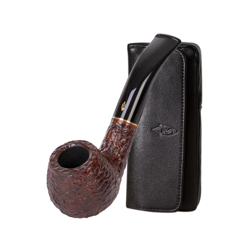 沙芬（SAVINELLI）百年品牌手工石楠木過濾神器白松露645男士意大利進(jìn)口煙斗套裝 【超值套裝：精選煙斗+斗包】