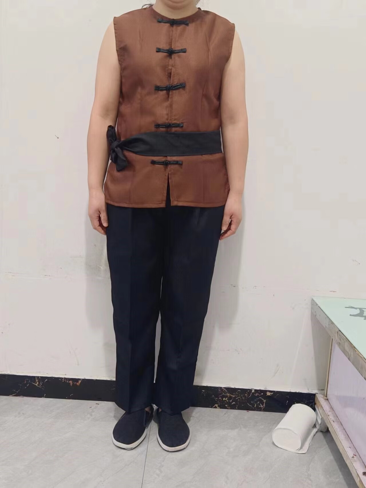 姿牧菲民国工人衣服无袖马甲唐装马褂车夫服装码头苦工上海滩黄包车