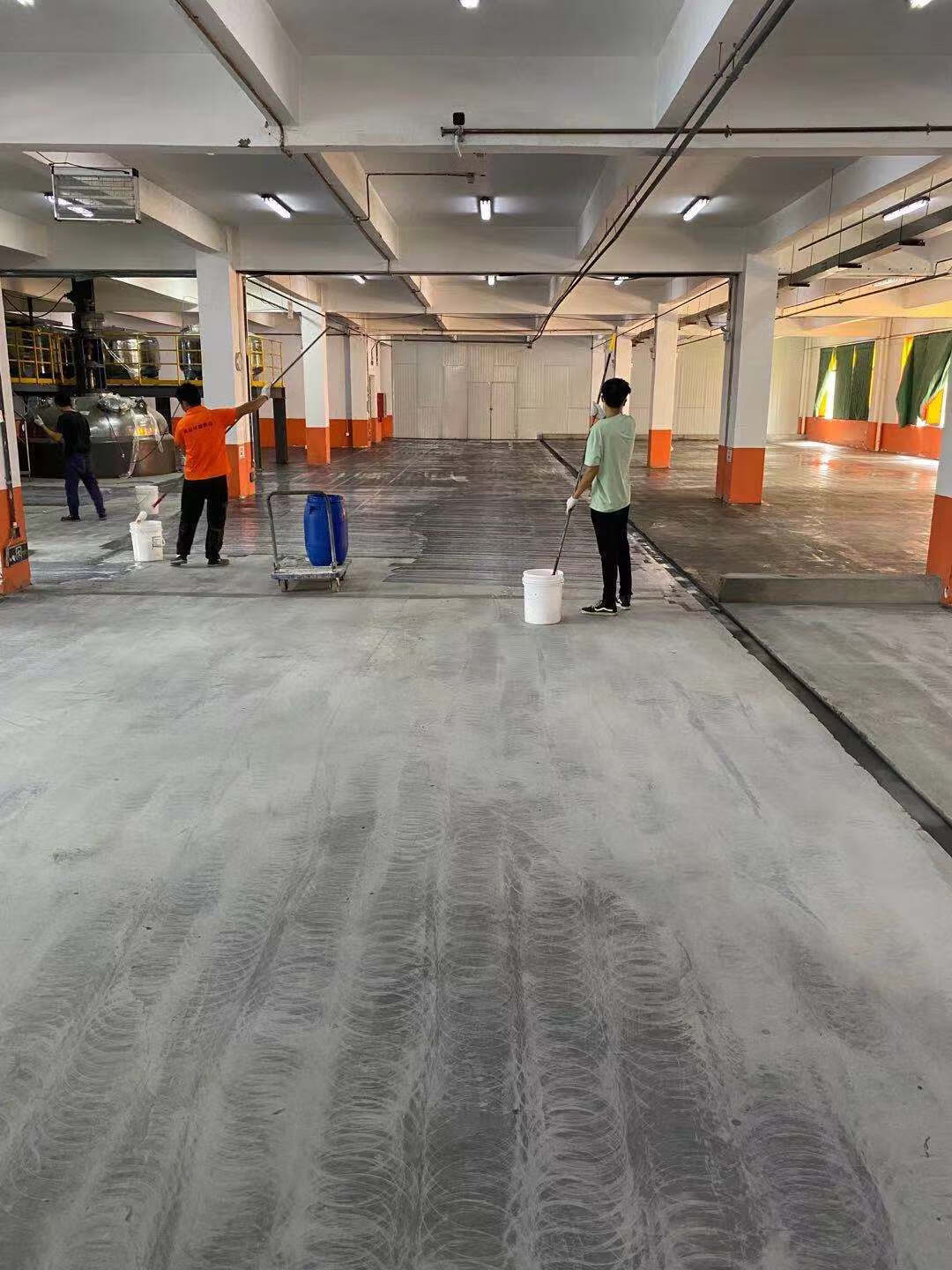 地下车库高固含封闭防尘净味水性环氧底涂地坪漆 乳白色【加固地面】5