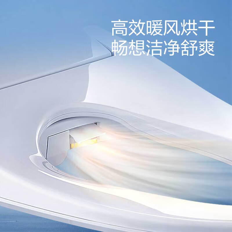 海尔(Haier)卫玺 智能马桶盖 电动坐便器盖 洁身器 即热式 双水路清洗 安全抗菌V-117